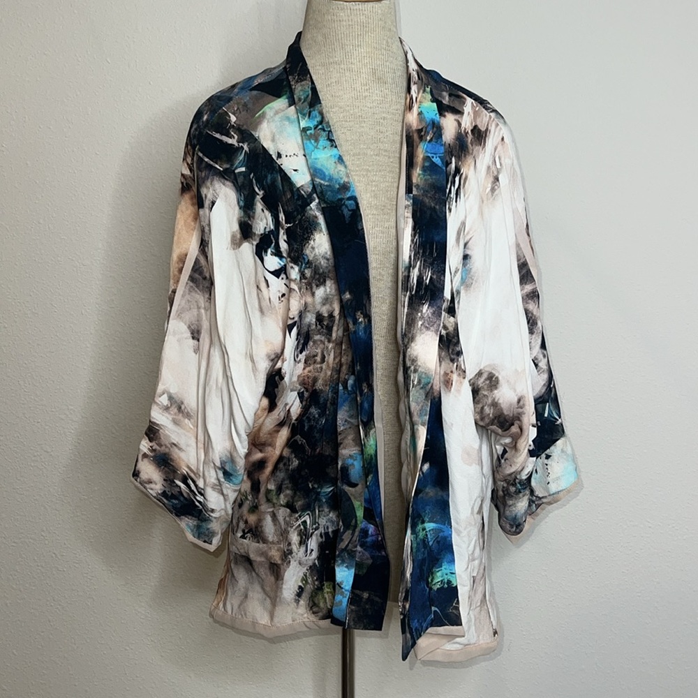 🔹 Search for Sanity Loose Fit 3/4 Wide Sleeve Jacket